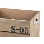 LP Record Crate Supplier - JUNJI Handmade Rustic LP Storage Crate on Wheels with Handles