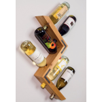 Wine Storage Holder Factory - JUNJI Personalized Wooden Wine Rack Caddy Stemware Holder