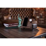 Phone Docking Station Supplier - Business Mens Gift Desk Mobile Phone Holder Wireless Charge