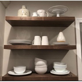 墙架厂家-浮动墙架3件套Rustic仓库架存储