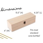 Wedding Wine Box Factory - New Designed Junji Wooden Wedding Wine Box Single Bottle