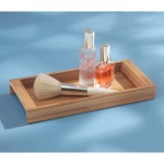 Home Decor Bath Tray Factory - JUNJI Wood Bath Tray Board Summer Vacation Gift Spa Caddy