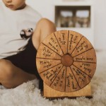 旋转轮游戏厂家-可定制木旋转轮个性化旋转游戏