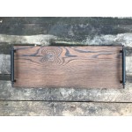 Serving Tray Factory - JUNJI Personalized Rustic Serving Tray Housewarming Gifts