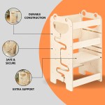 幼儿厨房助手厂家-婴儿学习塔儿童阶梯凳家居木助手