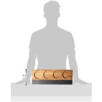 品酒板厂家-JUNJI麻绳酒flight套装石板粉笔板服务托盘