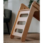 室内滑梯厂家-特大号可折叠室内木滑梯儿童蒙特梭利幼儿