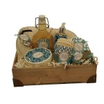 木箱厂家-JUNJI Rustic装饰3件套嵌套存储箱手柄