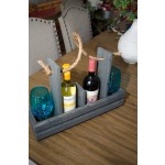Wine Bottle Holder Manufacturer - JUNJI Wooden Wine Bottle Holder Tote Wedding Gift Crate