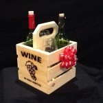 Wine Bottle Caddy Supplier - JUNJI Cheap Wooden Countryside Bottle Holder Bar Tool