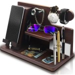 Mobile Phone Holder Factory - JUNJI Multi-Function Glasses Holder Desk Organizer Gift