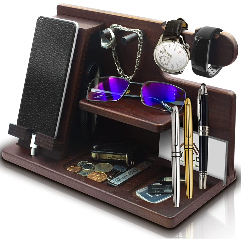 Mobile Phone Holder Factory - JUNJI Multi-Function Glasses Holder Desk Organizer Gift