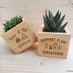 雕刻种植箱厂家-JUNJI个性化照片种植箱妈妈礼品