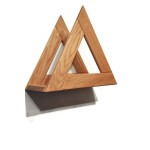 Vinyl Record Stand Factory - JUNJI Rustic Wooden LP Vinyl Record Wall Mounted Stand