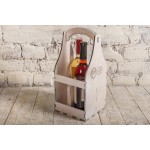 Drink Caddy Factory - JUNJI Wooden Drink Caddy for Wine Bottles Glasses Carton Packed