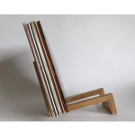 Wooden Record Stand Manufacturer - JUNJI Rustic Wooden Vinyl Record Collection Holder