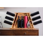 Countertop Wine Rack Supplier - Personalized Wooden Wine Rack Stemware Holder Wall Mounted