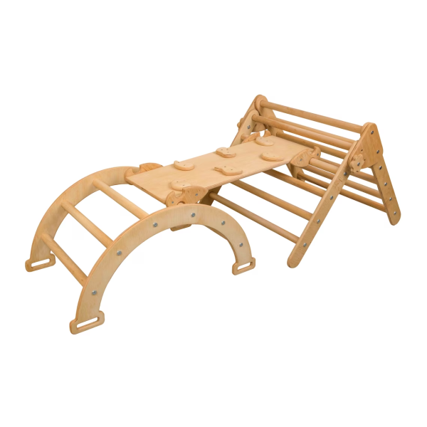 Climbing Triangle Factory - JUNJI Wooden Indoor Kids Climbing Triangle Toddler Frame