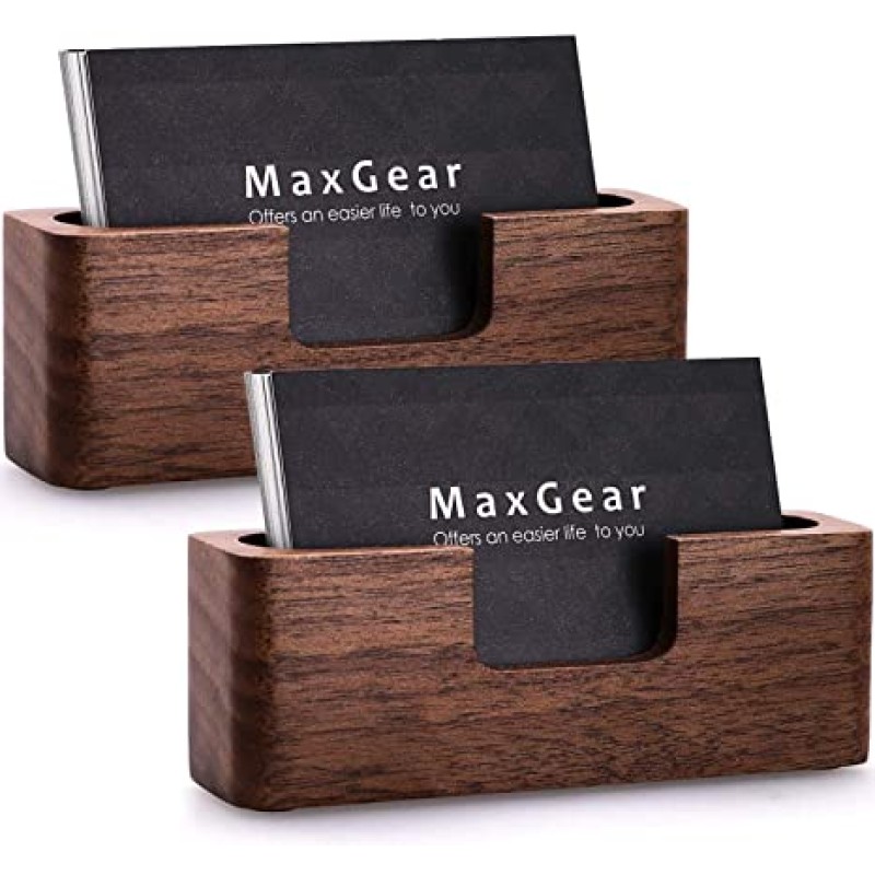 名片架厂家-JUNJI抛光松木桌面名片架手工展示