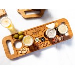 Bamboo Beer Flight Manufacturer - JUNJI Bamboo Beer Flights Charcuterie Planks Serving Tray
