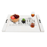 Wooden Plates Factory - Wooden Plates Food Fruit Dish with Handle Cooked Food Plate