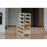 蒙特梭利家具厂家-厨房助手可折叠儿童塔3合1学习凳