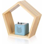 Music Box Shelf Supplier - Pentagon Shelf for Children Magnetic Storage Toniebox Stand