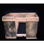 Record Storage Box Manufacturer - Handmade Rustic Box for 50 12 Inch Vinyl Records