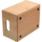 Wooden Basket Factory - JUNJI Vegetable Potato Storage Large-capacity Bamboo Box Stackable