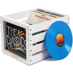 CD Display Rack Factory - Home Decor Slatted Storage Box Chalkboard Vinyl Crate