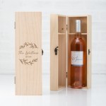 Wedding Wine Box Factory - New Designed Junji Wooden Wedding Wine Box Single Bottle