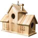 美国风鸟屋厂家-鸟屋挂户外巢箱手绘Rustic