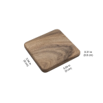 婚礼杯垫套装厂家-个性化杯垫套装木雕刻周年礼品