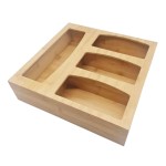 Sandwich Bag Organizer Factory - JUNJI Bamboo Sandwich Bag Organizer Baggie Holder Drawer