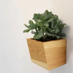 Square Plant Pot Manufacturer - JUNJI Wooden Flower Pots Square Succulents Wall Mounted