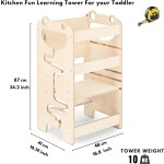 幼儿厨房助手厂家-婴儿学习塔儿童阶梯凳家居木助手