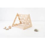 婴儿攀爬架厂家-JUNJI可折叠三角婴儿攀爬架木婴儿健身架圣诞礼品