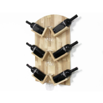 Wooden Wine Storage Supplier - JUNJI Rustic Wine Holder Wall Mounted Rack Lover Gift