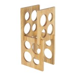 Wine Rack Manufacturer - JUNJI Countertop Wooden Wine Rack Decorative Storage for Bar