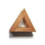 Vinyl Record Stand Factory - JUNJI Rustic Wooden LP Vinyl Record Wall Mounted Stand