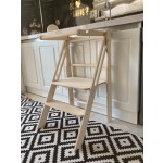 厨房助手塔厂家-可调蒙特梭利塔可折叠高度学习凳