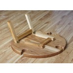 木酒架厂家-JUNJI户外酒桌架便携瓶食架