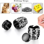 金属纪念骨灰瓮生产商-爪印骨灰容器