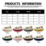 宠物床生产商-圆形防滑防水