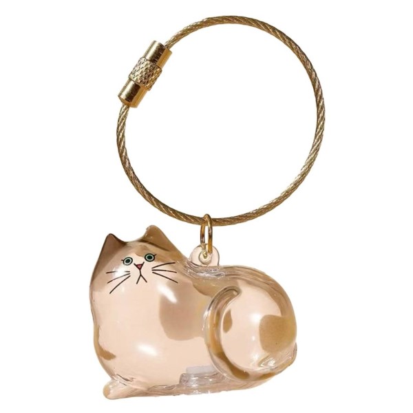 宠物毛发存储钥匙扣生产商-透明瓶吊坠