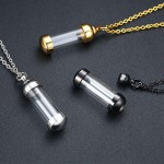 宠物火化吊坠生产商-玻璃骨灰瓶纪念