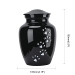 爪印宠物骨灰瓮厂家-航空铝纪念