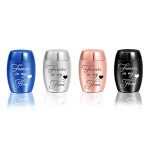 宠物纪念骨灰瓮厂家-玫瑰金密封