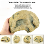 爬虫躲藏洞生产商-树脂水族馆藏身盒