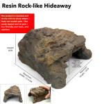 爬虫躲藏洞生产商-树脂水族馆藏身盒